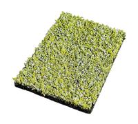 harayaa Bouquet de fleurs miniatures, groupes de végétation florale, touffes d'herbe, décor de simulation pour modélisme ferroviaire, jardin de fées, Chrysanthème Sauvage