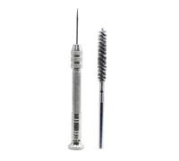 harayaa Brosse et Poinçon pour Montage de Mouches, Outils de Montage de Mouches, équipement Pratique en Acier, Cadeaux du Jour, Fournitures de Pêche, Cadeaux