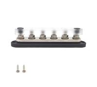 harayaa Busbar Cvercle Compact | Base Isolante étendue, Sûr, Bornier Répartition, pr Bateau, Voiture, Électriciens, Noir