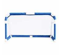 harayaa But de Foot Enfant Portable Cage Réseau Pliable Cadre Rectangulaire Arrondis Transport Facile Matériau Fonte Adapté aux Amicaux Exercices de, Grand 160 80 80cm Quatre Joueurs
