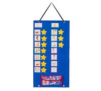 harayaa Calendrier Visuel pour Enfants avec 72 Cartes D'horaires Matériel Pédagogique