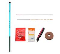harayaa Canne à Pêche Télescopique Fibre de Verre Rangement Aisé Solidité Accrue Design Ergonomique Adaptée Escapade Nature Détente Lacustre, kit Complet Canne à pêche modè, 3,6 m
