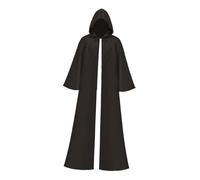 harayaa Cape de Cosplay d'halloween, Cape de mort, Robe de magicien longue à capuche pour pâques, Vintage, rassemblement, fête, Cafés