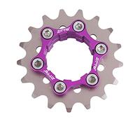 harayaa Cassette Vélo Pignon Single Speed Kit Acier Conversion Moyeux 11 Résistance Accrue Adaptée à Vélos Fixes Cyclisme Urbain, 17T