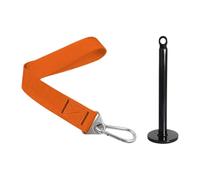 harayaa Ceinture D'entraînement Au, Renforcement des Mains et des Bras, Dragonne, Orange