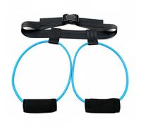 harayaa Ceinture d'Entraînement Bande Élastique Ceinture de Fessiers Sangle de Jambe Accessoire Fitness en Latex Nylon et Mousse pour Activer Les Fessiers, Bleu, 20LBS