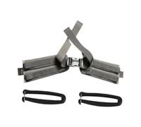 harayaa Ceinture ventrale, sangle abdominale, accessoires réparation robustes, équipement remplacement, gris, with U Hook