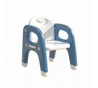 harayaa Chaise pour Enfant Facile à Nettoyer, Bleu Gris | Imperméable, Chaise avec Poignée, pour Salle Jeux, Maternelle