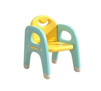 harayaa Chaise pour Enfant Facile à Nettoyer, Vert Jaune | Imperméable, Chaise avec Poignée, pour Salle Jeux, Maternelle