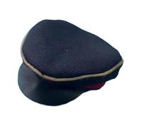 harayaa Chapeau de soldat échelle 1:6, chapeau d'officier, casquette de marin, scène pour figurine d'action de 12 pouces, accessoires de poupée, déguisement, Bord jaune