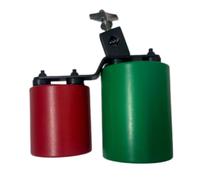 harayaa Cloches Bicolores pour L'enseignement, La Pratique et Les Spectacles : Rouge et Bleue. Sons Aigus et Médiums, Vert Rouge