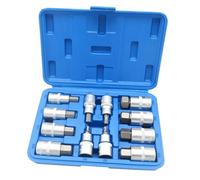 harayaa Coffret de 12 Douilles Hexagonales avec étui de Rangement - Fournitures de Qualité Supérieure, Portable, et Pratique - Kit de Douilles Allen C