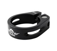 harayaa Collier de Serrage de Tige de Selle, Clip de Tension de Tube de Tige de Selle, Pièce de Rechange en Alliage D'aluminium, Déverrouillage, Noir, 34.9 Mm
