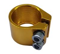 harayaa Collier de Tige de Selle Pince de Serrage pour Bicyclette Attache de Selle en Aluminium Léger pour Un Maintien Fiable Support de Tube de Selle Adapté, Or