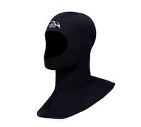 harayaa Combinaison de Plongée Premium en Néoprène 3 Mm avec Bavette et Cagoule Ventilées, Cagoule de Plongée Chaude pour Hommes et Femmes, Idéale pour La Plo, Noir XXL