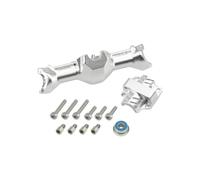 harayaa Composant de Mise à Niveau Véhicule Essieu Avant Ensemble Complet Boîtier Alliage Aluminium Usiné avec Couvercle pour Puissance Transmise sans À-Coups, Argent