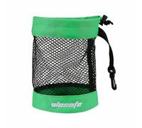 harayaa Conteneur de Balles de Golf Sac Filet Rangement Nylon Maille Ventilée Fixation Solide Organisation Efficace Adapté à l'Entraînement Sortie Usage Tous Les Jours, Vert, Vert, Grand