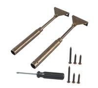 harayaa Contrefiche de Porte Pièce de Remplacement Charnière à Ressort Amortisseur de Porte Support D'Armoire Mécanisme à Ressort pour Usage Stable Approprié, Style B