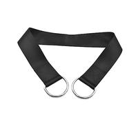 harayaa Corde de Fitness, Sangle de pour Barre D'haltères, Sangles pour Barre D'haltères, Sangles de Tirage avec Anneaux en D pour Musculation,