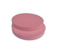 harayaa Coussin Soutien Fitness Rond en TPE avec Surface Texturée pour Amortir les Chocs et Stabiliser les Postures et Pilates Adapté aux Séances d'Entraînement Intenses, Rose, 17cm 1.5cm