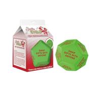 harayaa Dé à Jouer de Noël Décoration Échange Cadeau Club Pub Ornement Monstre Jouet En PP Usage Interactif Adapté Aux Rassemblements de Famille Décor, Dés avec Boîte
