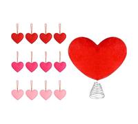 harayaa Décoration d'arbre de Noël en Forme de Cœur pour La Saint-Valentin, pour Café, Magasin D'intérieur