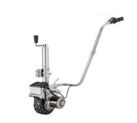 harayaa Déplaceur de Remorque Électrique Chariot Pousseur Roue Épaisse Levier Long Assistance à l'Attelage Socle Compact Contrôle Aisé Déplacement Fluide