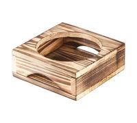 harayaa Dessous de Plat Bois Support Chaud Trivet Récipient Antidérapant Protège Table Tapis Pot Évite Déformation Adapté pour Usage Domestique Bureau Repas, intérieur 17 cm