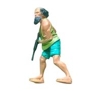 harayaa Diorama 1/64 Figurines de personnages miniatures pour maquette de gare, Style D