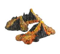 harayaa Display Maquette Volcan Jouet Volcan Modèle Volcan Décor Volcan Finition Artisanale et Textures Saisissantes Matériau Souple sans Arêtes pour Enfants, Modèle De Volcan NO.LX824