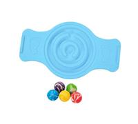 harayaa Disques de Planche D'équilibre Maze Rocking Seesaw Wobble Stability Board pour La Force du Tronc, Bleu