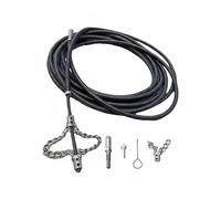 harayaa Drain Nettoyage Printemps Tige Flexible Déboucheur Canalisation Chaîne Rotative Élimination Dépôts Polyvalent pour Plombiers Entretien Habitations Industrie, 15M