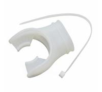 harayaa Embout de Plongée Embout Régulateur Tuba Embout Scaphandre Pièce Remplaçable Silicone Alimentaire Texture à Picots Prise Ferme avec Attache Sécurisé , White