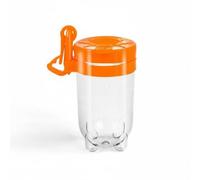 harayaa Enfant Observation Récipient Transparent Boîte Insectes Plastique avec Couvercle Aéré Adapté à l'Exploration Scientifique Découverte du Jardin Apprentissage Scolaire, Orange