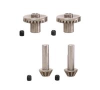 harayaa Ensemble D'engrenages de Pont En Métal, Remplacement, Engrenage D'arbre de Transmission, Pièces de Voiture RC, Accessoires pour 1/12 MN78, MN9, Style B