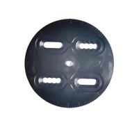 harayaa Ensemble Disques Fixation Compact Bord Extérieur Texturé, Disque Fixation, Disque Jeu Vis, Snowboarurs, L-