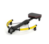 harayaa Entraîneur Abdominal Appareil Abdos Machine Core Banc Ceinture avec Support Avant Arrière Coussiné Résistance Réglable et Écran Intégré en Acier, Array, Noir Et Jaune