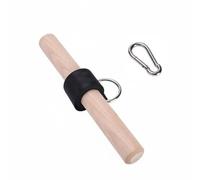harayaa Entraîneur de Force de l'Avant-bras Rouleau de Poignet Appareil de Poignet Renforcement de la Prise Tige en Hêtre Sangle Accrochée Gain de Place Usage, Barre En Bois De 30 Cm