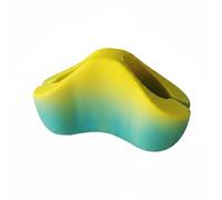 harayaa Entraîneur de Natation Enfant Planche de Natation Éducative Accessoire d'apprentissage Aquatique Flotteur pour Exercices, Dégradé Jaune-Vert Double Usage pour Enfants Suggéré Moins De 55 Kg