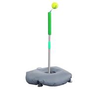 harayaa Équipement d'Entraînement au Tennis Système Solo de Rebond avec Balle sur Lien Flexible et Support Base Lestée en Acier Inoxydable et PVC Adapté au Jardin Allée Préparation Avant Match