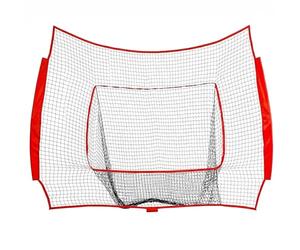 harayaa Filet d'Entraînement de Baseball Filet de Frappe Panneau Carré Écran d'Entraînement Ouverture Zone de Prise Cible Visible Bord Renforcé pour Terrain Cages Séances de Précision