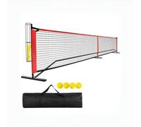 harayaa Filet d'Entraînement Pickleball Filet Réglementaire Portatif Structure en Acier Maille Oxford Sac de Transport Installation sans Outil pour Séances de