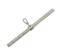 harayaa Fitness Equipment Handle Poignée Câble Musculation Barre de Tirage LAT Pulldown Acier Inoxydable Rotule Fluide Mousqueton Central Solide Adaptée à, Barre De Traction Courte Droite