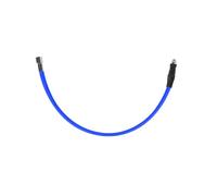 harayaa Flexible Pipe Régulateur Plongée Tuyau Scaphandre Finition Tressée Souple Raccord 360 Degrés pour Mouvement Naturel Embouts Filetés Métal Solidifiés, Bleu, 75 Cm