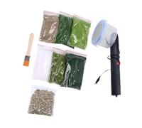 harayaa Flocage D'herbe Statique, Machine de Flocage électrostatique, Accessoires de Loisirs Portables, Portable pour Pelouse Modèle de Scène Miniature