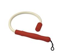 harayaa Golf Swing Outil d'exercice Golf Bâton d'Entraînement de Mouvement Tige Courbée Flexible en Caoutchouc avec Prise Confortable et Lanière Adapté à, Rouge, 80CM
