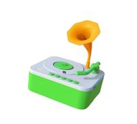 harayaa Gramophone pour enfants avec 96 cartes Montessori Histoire Jouets Éducation précoce Enfants Phonographe pour filles Cadeau de vacances, A