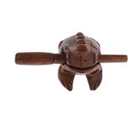 harayaa Grenouille en Bois Instrument Percussion Jouet Bloc Son Bois Naturel avec Sons de Grenouille Adapté pour Élève Animation Maison, comme Décrit, Petit
