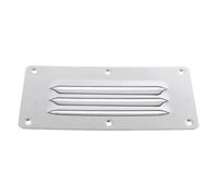 harayaa Grille d'Aération pour Bateau Rectangle en Acier Inoxydable Trois Fentes Ventilation Installation Rapide Adaptée à Marine Maison Yacht