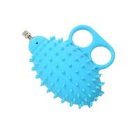 harayaa Grip Strength Balle de Poigne Main Exercices Doigts Rééducation Antistress en Silicone avec Sangle Ovale et Picots Convient à Entraînement Discret au, Bleu